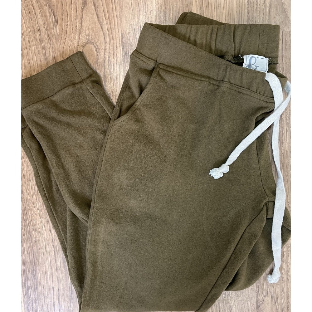 Ampersand‎ Comfort Zone Joggers Size XL Green Fleece Sweatpants